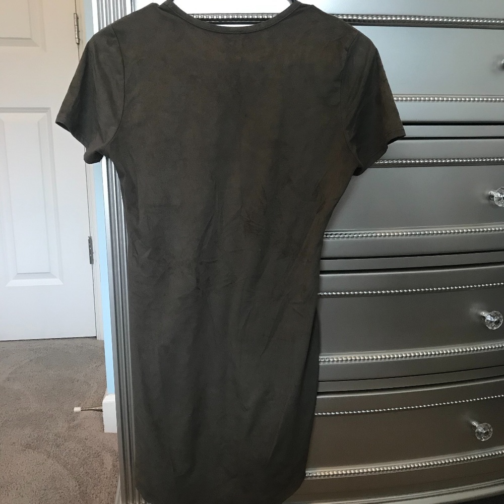 Summer suede dress